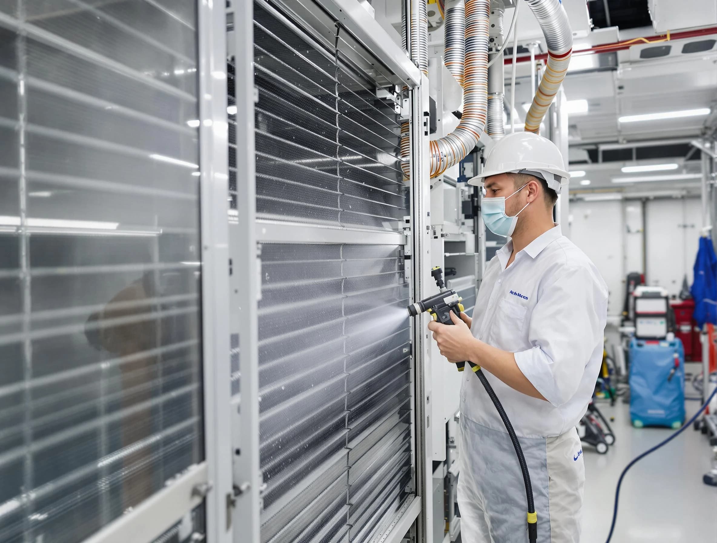 Professional AC coil cleaning by Needham Air Duct Cleaning in Needham