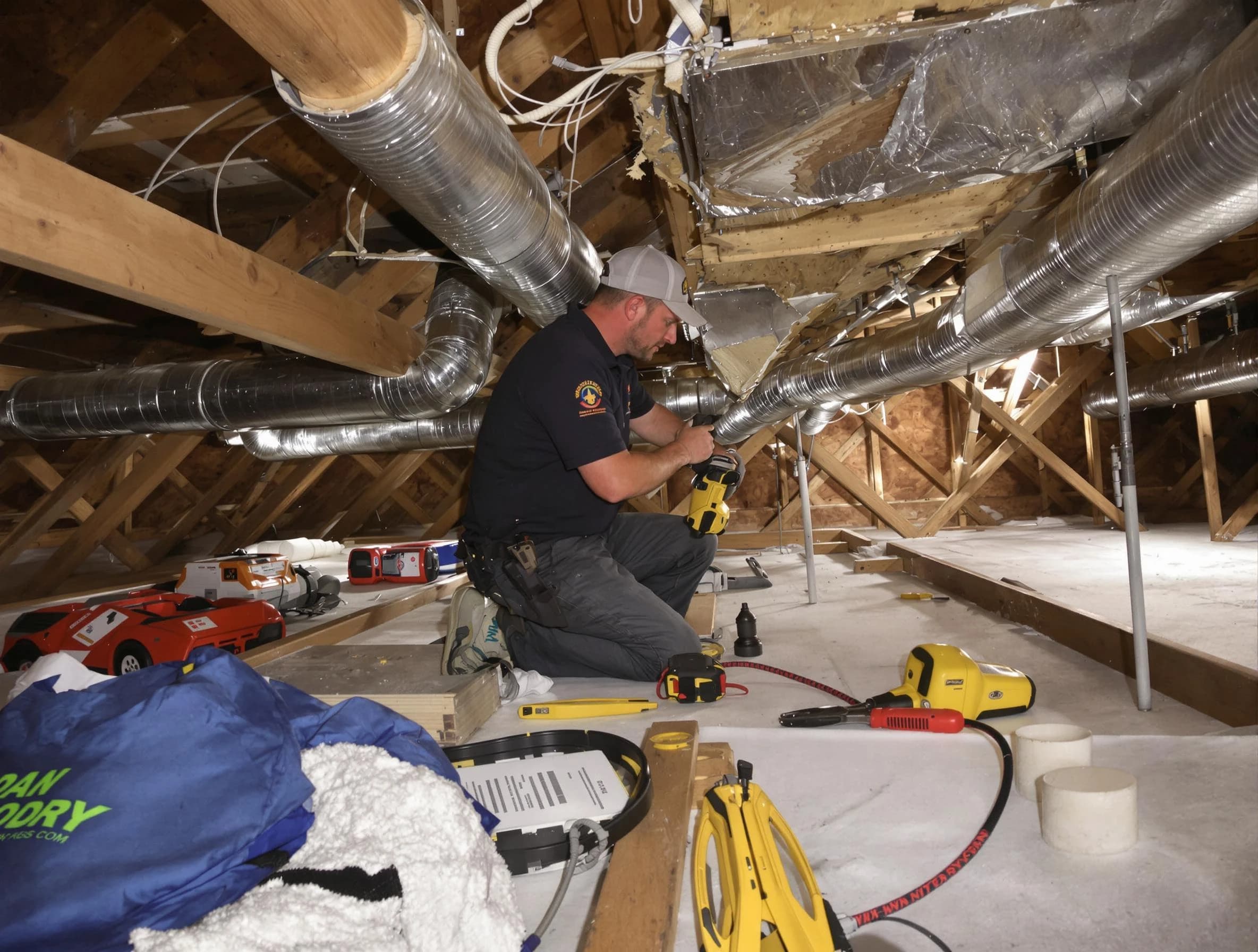 Professional air duct repair by Needham Air Duct Cleaning in Needham