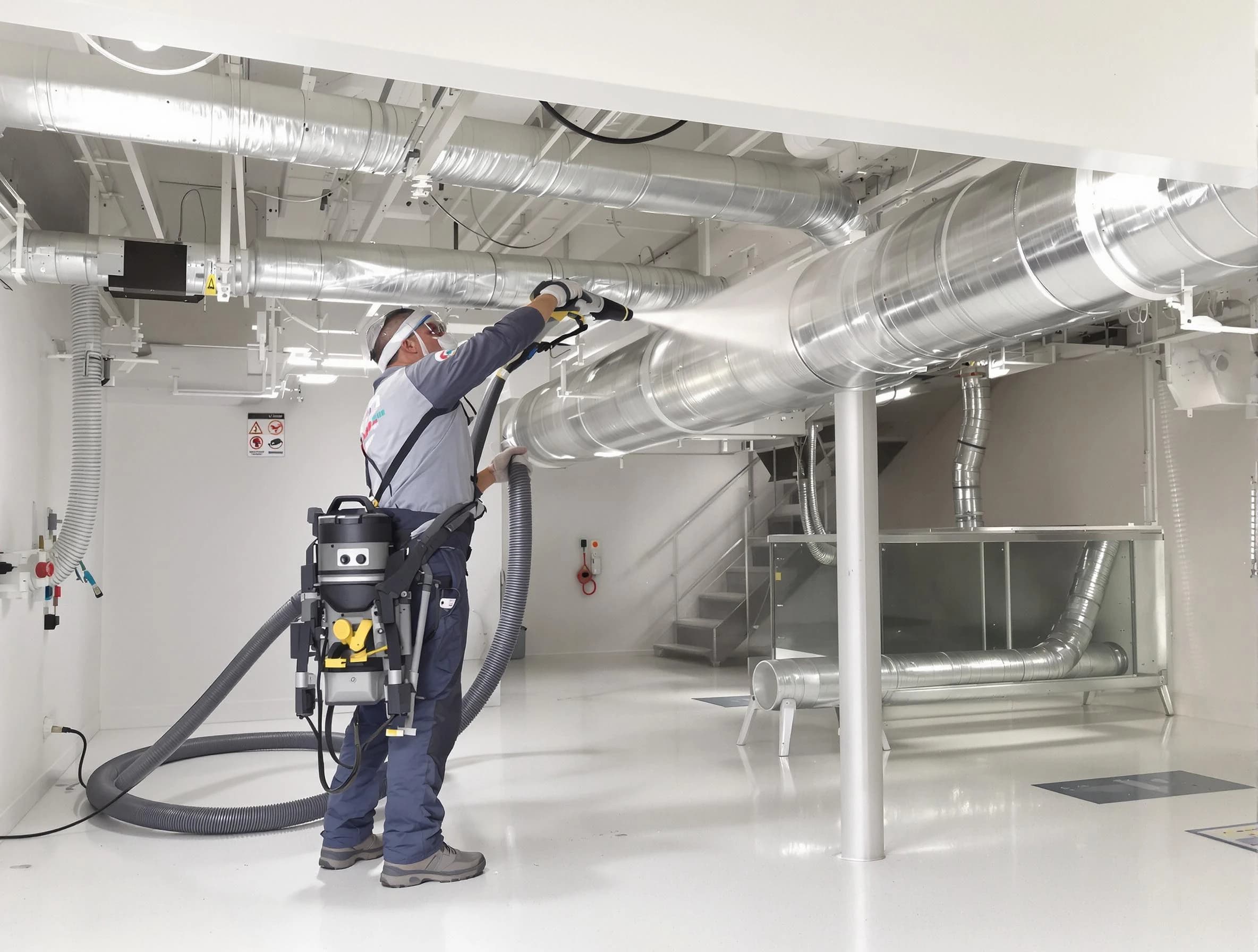 Professional central duct cleaning by Needham Air Duct Cleaning in Needham