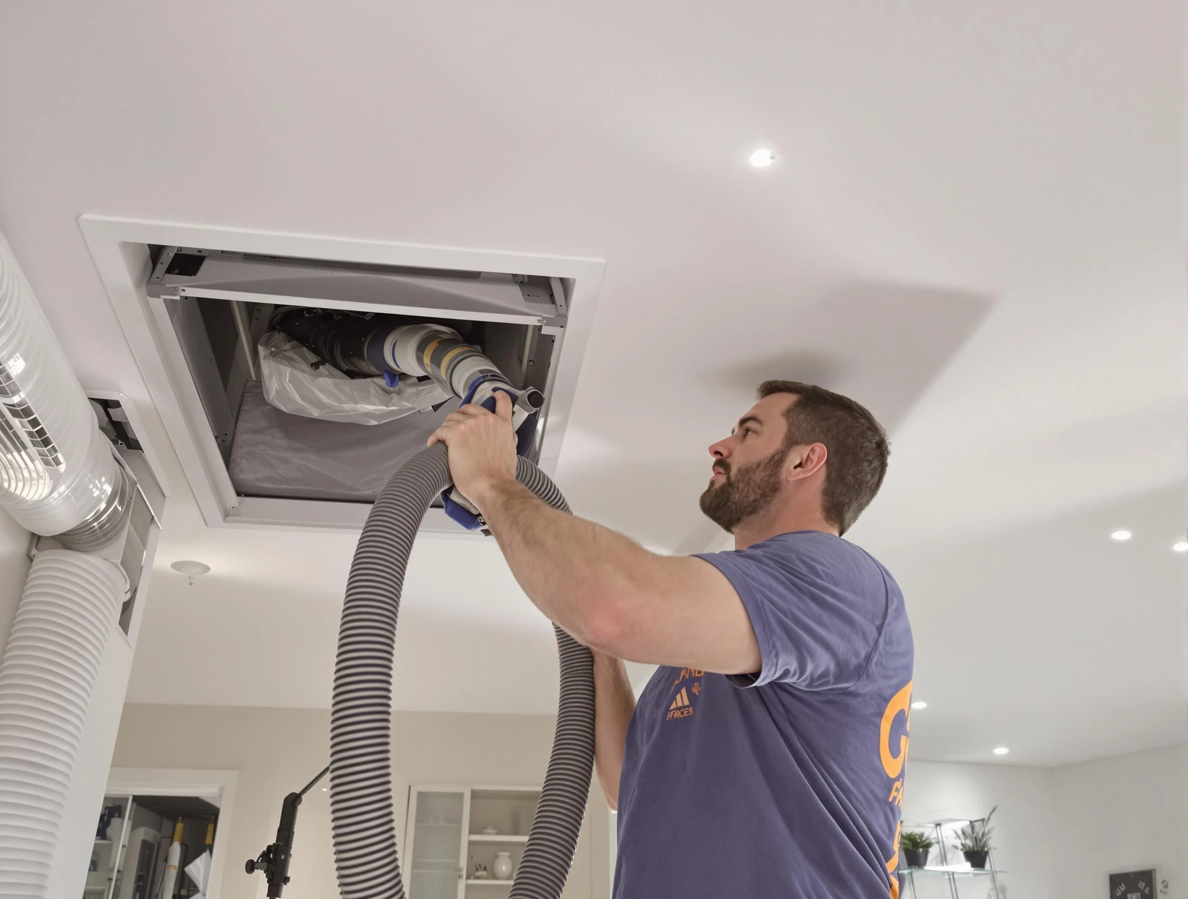 Precision indoor duct cleaning by Needham Air Duct Cleaning in Needham